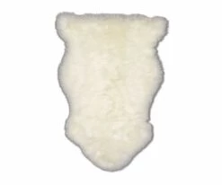 Best Sale 🛒 A17 Sheepskin Throw - Ivory 🎉