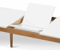 New 🎉 I35 Eptri Rectangular Extension Dining Table ⭐ -Dining Room Sales I35 EPT REC DT N WH 2