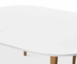 Cheapest 🥰 I35 Eptri Round Extension Dining Table 🥰 -Dining Room Sales I35 EPT RND DT N WH 4