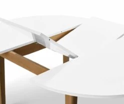 Cheapest 🥰 I35 Eptri Round Extension Dining Table 🥰 -Dining Room Sales I35 EPT RND DT N WH 5