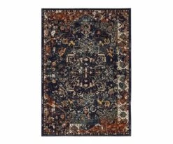 New 🔔 K01 Soiree Damascus Rug - Indigo ❤️