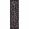 Budget 🔔 K01 Soiree Damascus Rug Runner - Indigo 😍