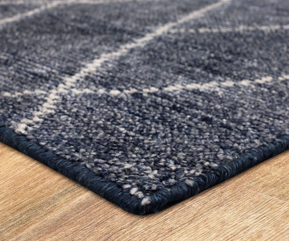 Discount 🎁 K01 Tangier Spartel Rug Runner - Blue Steel 😉 3 Discount 🎁 K01 Tangier Spartel Rug Runner - Blue Steel 😉 - Image 3