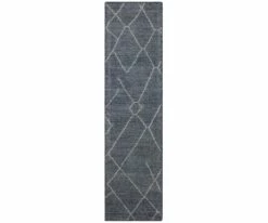 Discount 🎁 K01 Tangier Spartel Rug Runner - Blue Steel 😉