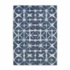 Best Sale 😍 K01 Expressions Triangle Accordion Rug - Indigo 😀