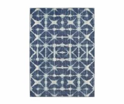Best Sale ๐ K01 Expressions Triangle Accordion Rug - Indigo ๐
